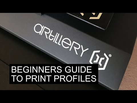 Artillery Sidewinder X1 Profile building for beginners