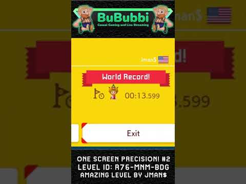 One Screen Precision #2 by Jman$ - Super Mario Maker 2 #shorts