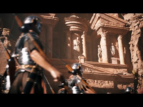 Ancient Rome 3D Cinematic - Roman Legion at the gates of Petra ( Blender CGI Animation )