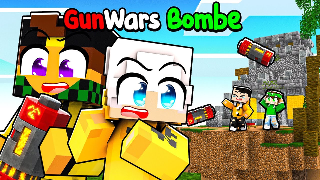 GUNWARS 2vs2 con LE BOMBE - MARCY e ZEYXON vs NICO e BADDI MINECRAFT ITA