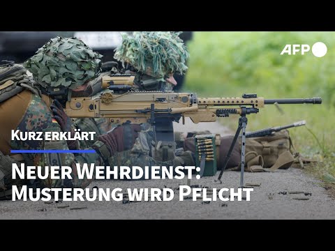 Neuer Wehrdienst: Musterung wird Pflicht - Dienst bleibt freiwillig | AFP