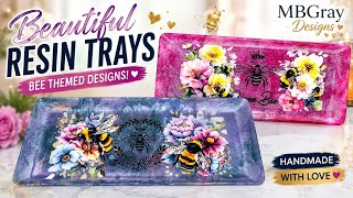 🐝 Queen Bee Resin Trays DIY | Absolutely Gorgeous Results!