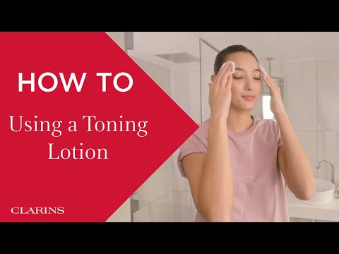 Clarins Drėkinamasis tonizuojantis losjonas normaliai ir sausai odai Drėkinamasis tonizuojantis losjonas 200 ml video