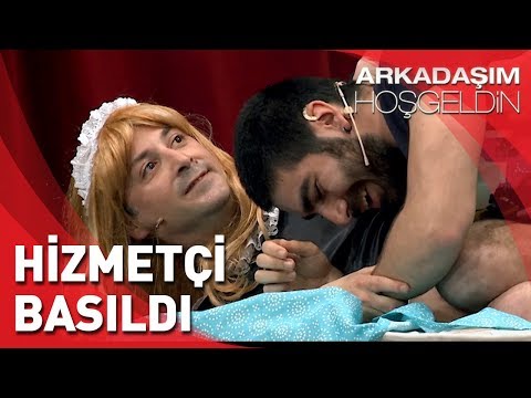 Arkadaşım Hoşgeldin | Tolga Çevik ve Ezgi Mola | Hizmetçi Basıldı