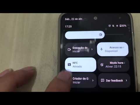 como ativar e desativar NFC no moto G 71