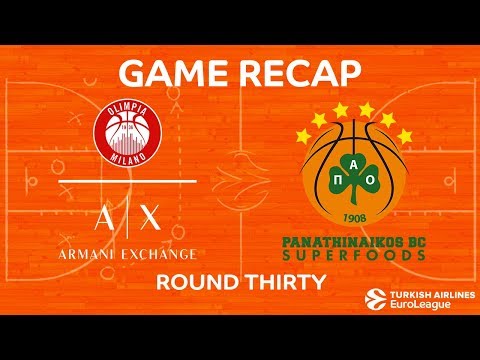 Highlights: AX Armani Exchange Olimpia Milan - Panathinaikos Superfoods Athens
