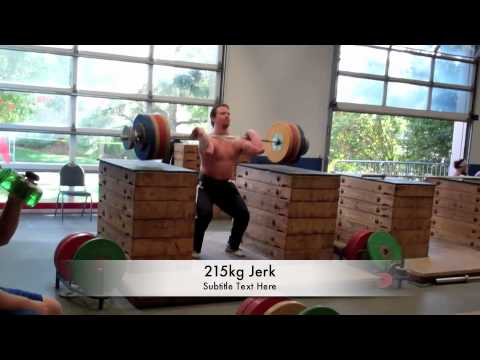 Donny Shankle Goes BIG and Cleans and Jerks 215kg!!!