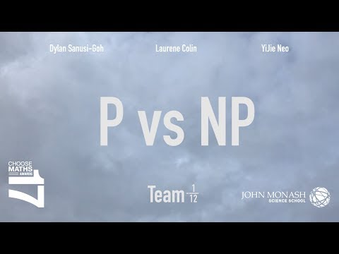 P vs NP | Team -1/12 | #CHOOSEMATHSAWARDS