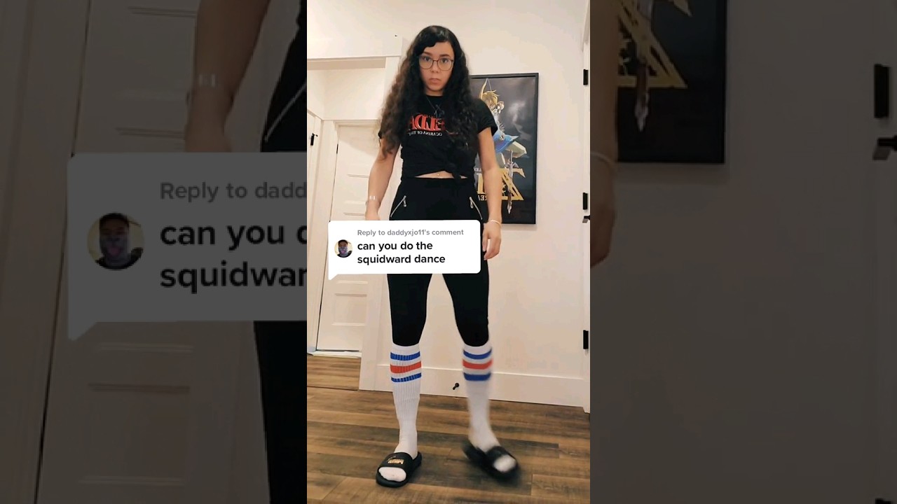 I tried the Squidward dance 🐙#tan_jem #squidward