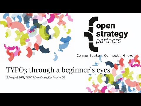 TYPO3 through a beginner’s eyes @ TYPO3 Developer Days 2019