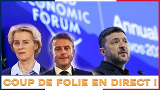 Zelensky insults everyone: a moment of madness live from Davos!