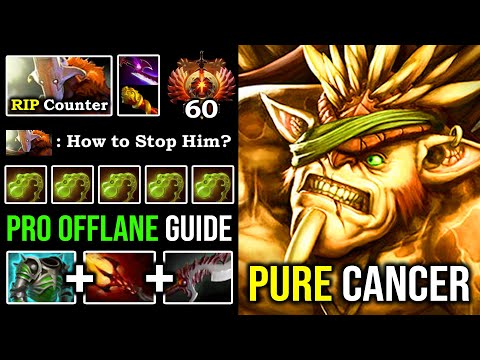 FROM OFFLANE TO CARRY 1v5 Bristleback Even Silver Edge Jugg Can't Counter IMBA Quill Spray DotA 2