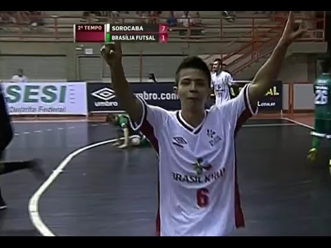 Gols, Sorocaba 7 x 1 Brasília - Liga Futsal 15/09/2014