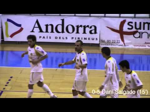 Dani Salgado marca 7 goles| FC Andorra 3-11 Marfil Santa Coloma