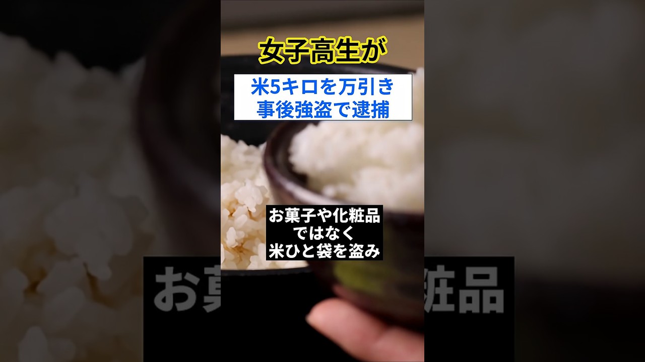 米5キロを事後強盗…17歳女子高生の逮捕に違和感#shorts