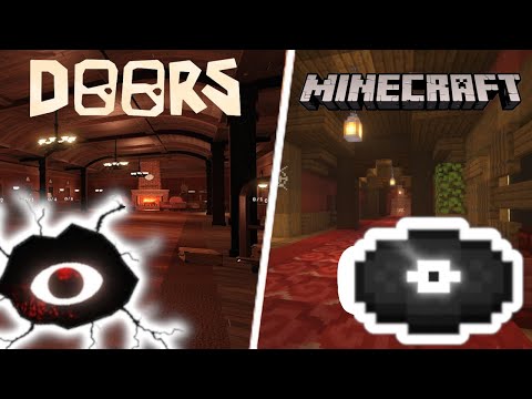 Insane Minecraft Roblox Doors lobby recreation ft Greayster!