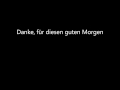 Kirchenlieder Danke, für diesen guten Morgen 