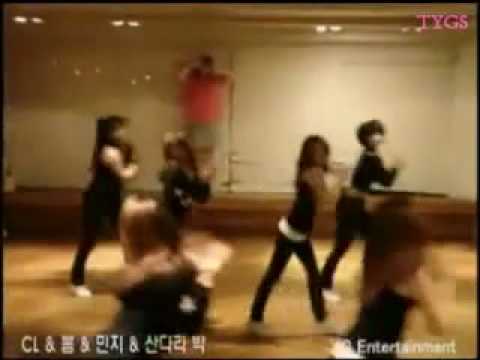 2NE1 pre debut practice