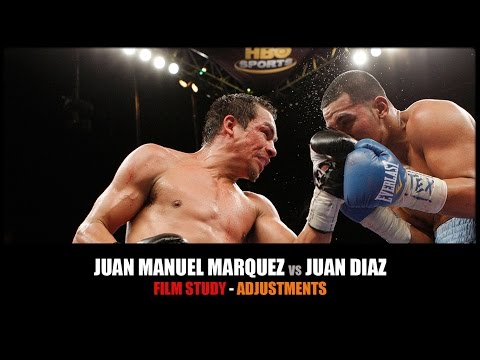 ★ Juan Manuel Marquez vs Juan Diaz - Film Study - Adjustments ★