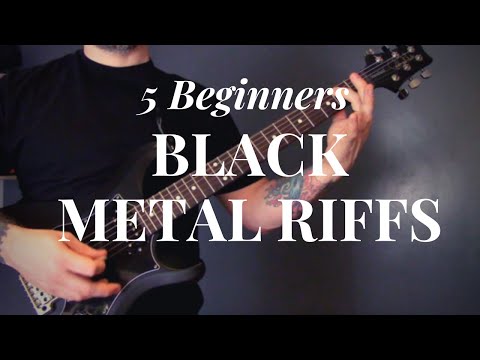 5 Black Metal Guitar Riffs For Beginners