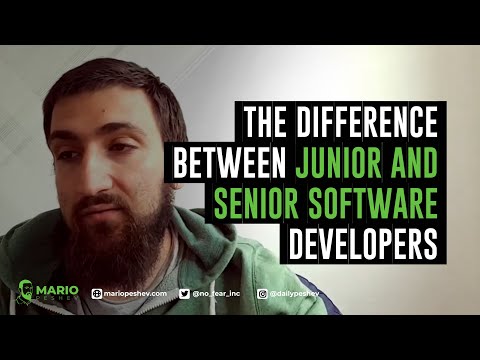 The Difference Between Junior Software Developers And Senior Software Developers