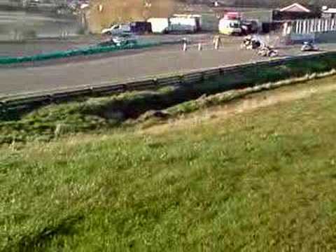 sidecar crash at mallory 13/02/08