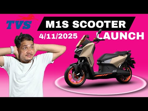 "TVS" LAUNCH "M1S"ELECTRIC SCOOTER ⚡ 04/11/2025