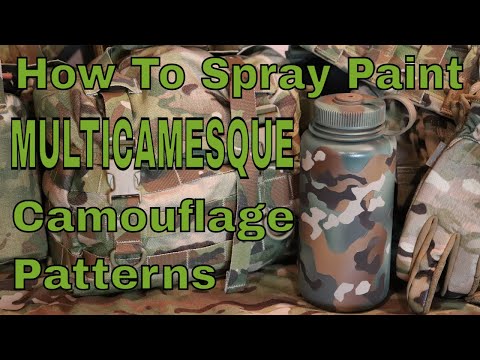 How To Spray Paint Multicamesque Camouflage Patterns