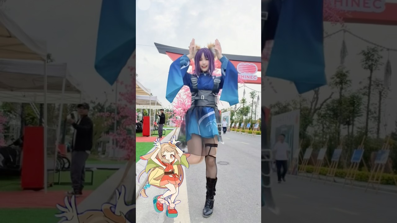 いろPコスで『私は、わたしの事が好き。』踊ってみた⛩️ #超かぐや姫 #コスプレ #酒寄彩葉