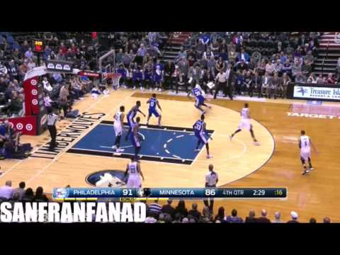 Andrew Wiggins Full Highlights 2015.11.23 vs 76ers - 32 Pts, CLUTCH!