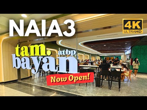 NAIA Just Got Better! First Look at the NEW ‘tam.bayan’ in Terminal 3 | 4K | Pasay City