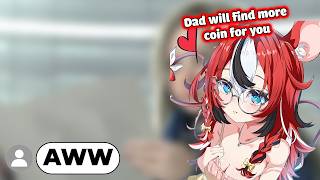 Bae muốn kiếm tiền mua đồ cho con gái【Hololive Vietsub】