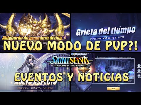 GRIETA DEL TIEMPO?! NUEVO MODO DE PVP?! EVENTOS Y NOTICIAS! Saint Seiya Awakening