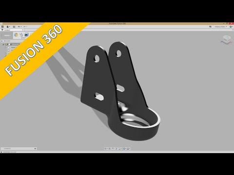 8 4 Rollenhaltewinkel Roll Bracket Autodesk Fusion 360 Training