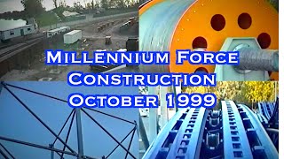 Millennium Force Construction - October 1999