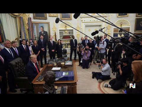 Trump bars CNN, Politico and MS NOW from White House