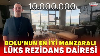 10 Milyonluk Lüks Rezidans 14! Bolu’nun En İyi Manzaralı 3+1 Dairesi! 