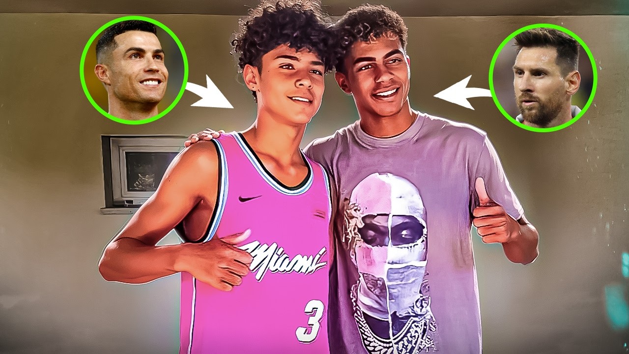 THE REAL REASON WHY LAMINE YAMAL MET RONALDO JR 🤯