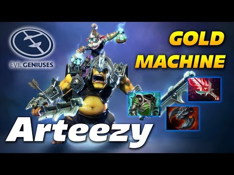 Arteezy Alchemist - GOLD FARM MACHINE - Dota 2 Pro Gameplay