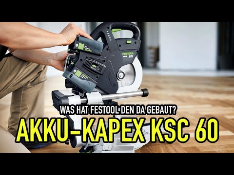 Die Akku-Kapp-Zugsäge KSC 60 von Festool - Mikes Toolshop