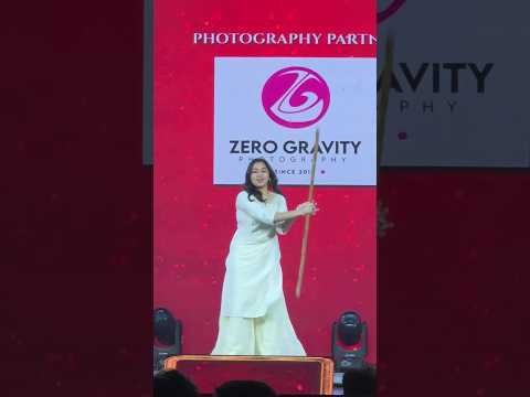 💫🔥devayani mam daughters silambam performance #silambam #martialarts #devayani #trending #shortsfeed