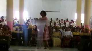 Amanda Lazmon at the CWIFI convention hosted by With Archbishop Margaret Benson Idahosa