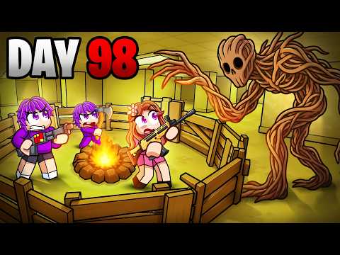 Trapped 100 Days In The BACKROOMS! (Roblox)