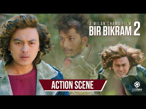 Nepali Movie BIR BIKRAM 2  Action Scene (Climax) || Paul Shah, Najir Hussain, Barsah, Buddhi