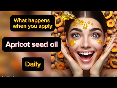 What happens when you apply apricot kernel oil on the face daily || apricot seed oil skin benefits