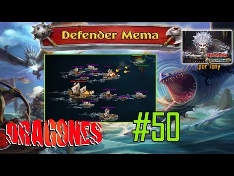 Dragones, el Resurgir de Mema "#050 - Defender Mema de Flota 50 y Catapulta al 4" por Tony