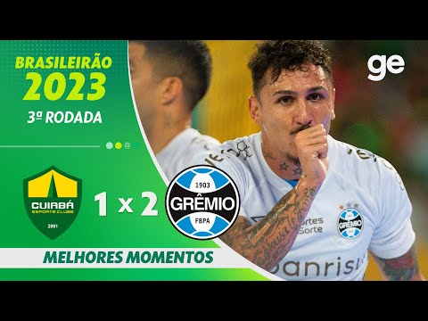 Gols e lances de Cuiabá x Grêmio