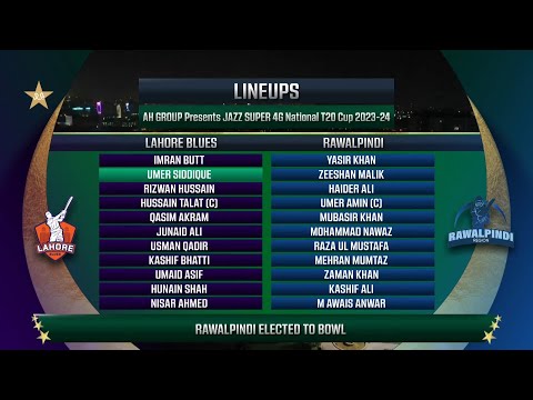 Live | Lahore Blues vs Rawalpindi | Match 48 | National T20 2023-24 | PCB | M1W1A