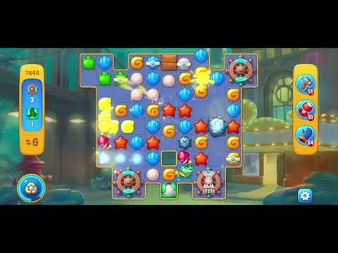 Fishdom 7846 Hard Level - NO 💣🧨💥