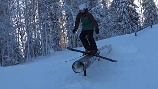 preview picture of video 'Ruokolahden Freeski  12th January 2019'